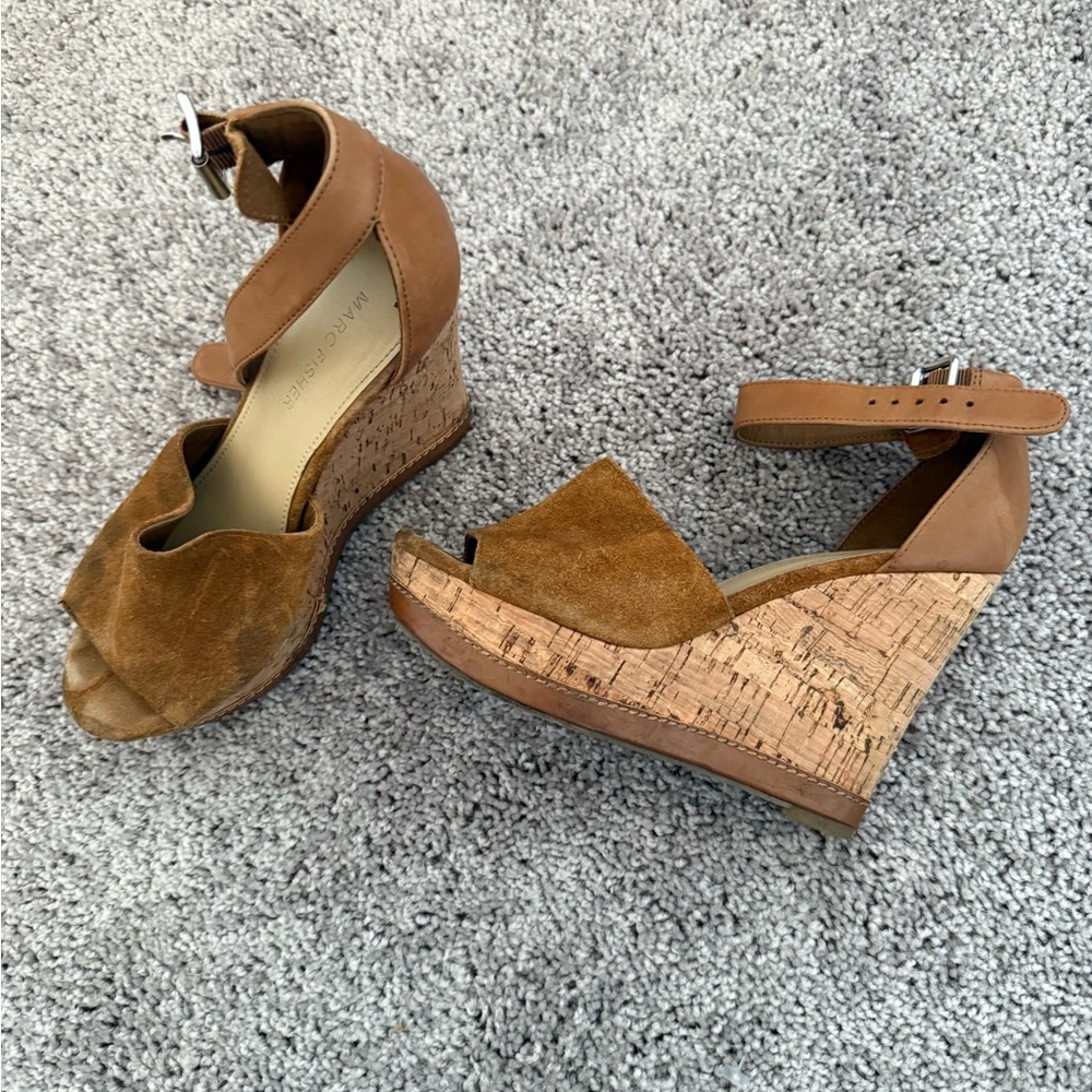 Brown Wedge Sandals